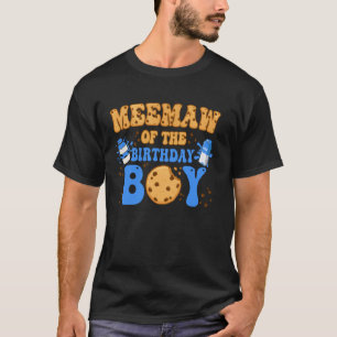 Camiseta Vovó Do Menino Do Aniversário Amante De Leite E Bi