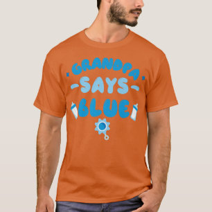 Camiseta Vovô do Partido Revelação de Gênero do Team Boy di