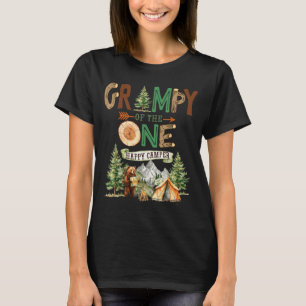 Camiseta Vovô do um feliz campista de 1º aniversário