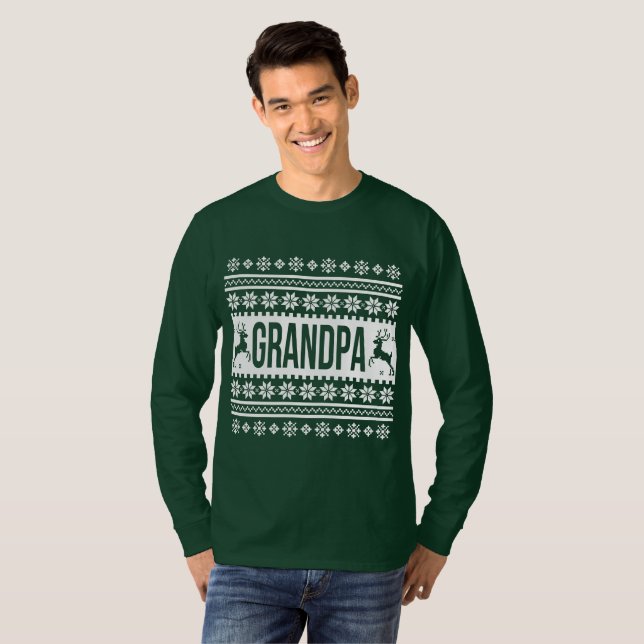 Camiseta Vovô, doce de Natal (Frente Completa)