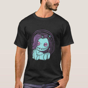 Camiseta Vovô Doll Feliz Festa de Festas de Halloween