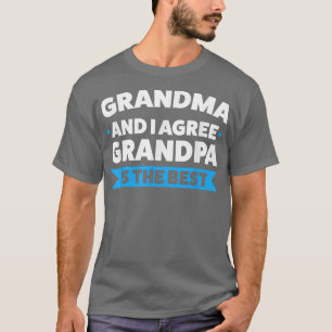 Camiseta vovó e eu somos o melhor vovô T-Shirt