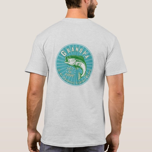 Camiseta Vovô é meu amigo de pesca (Verso)