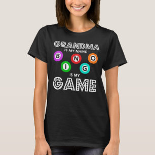 Camiseta Vovó é meu nome Bingo é meu jogo