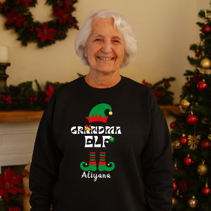 Camiseta Vovó elf família que corresponde ao nome da roupa