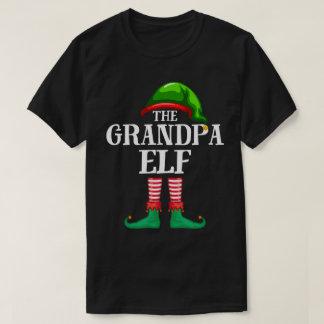Camiseta Vovô Elf Matando Festa de Natal da Família Pajama