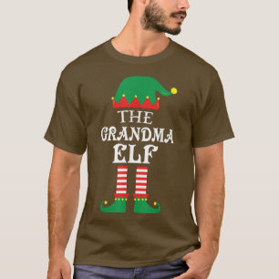 Camiseta Vovó ELF Matching Family Group Natal Pa