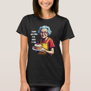 Camiseta Vovó Engraçada, Bolo Mágico - Shi Gráfico Feminino