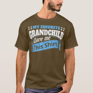 Camiseta Vovó Engraçado Meu Avô Favorito Deu