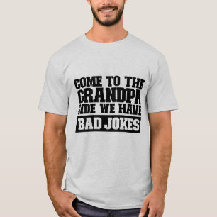 Camiseta Vovô engraçado, piadas ruins, arte de palavras
