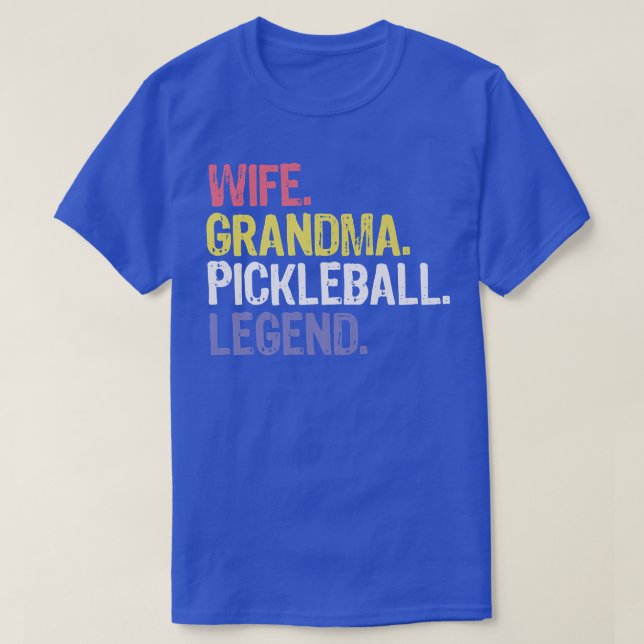Camiseta Vovó Esposa Para Jogadoras De Legenda De Picklebal (Frente do Design)