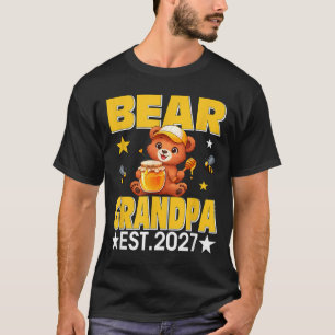 Camiseta Vovô Est 2027 Gravata Borboleta Floral Dia das Mãe