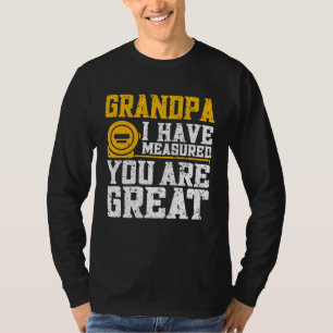 Camiseta Vovô eu medi você é ótimo   Vovô