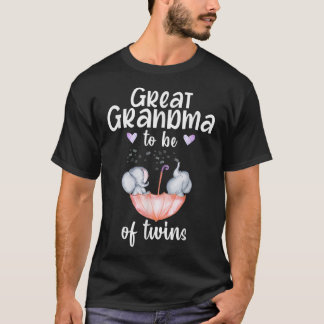 Camiseta Vovó excelente A Ser De Elefante Chá de fraldas Gê