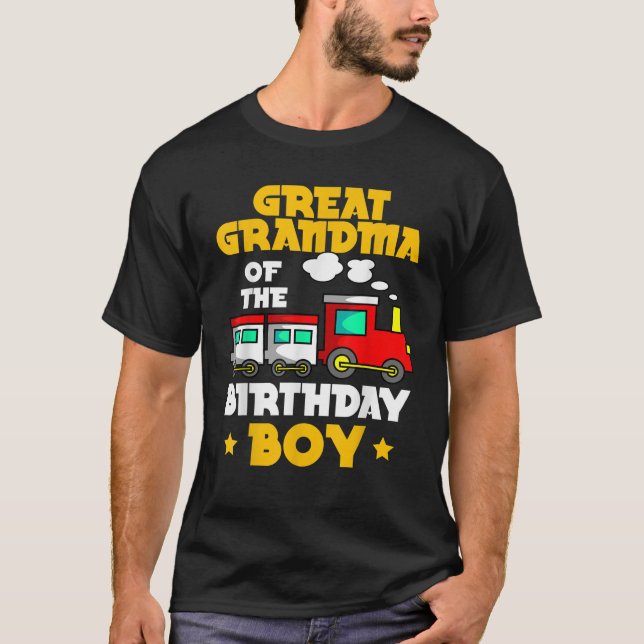 Camiseta Vovó excelente Da Família De Dias De Aniversário D (Frente)