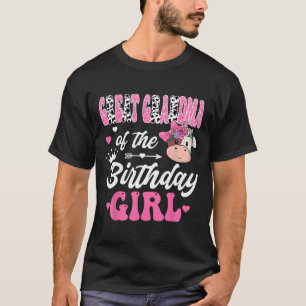 Camiseta Vovó excelente Da Fazenda De Aniversário Cow 1rua 