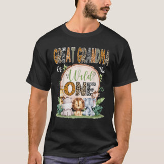 Camiseta Vovó excelente Da Selvagem De Um primeiro aniversa