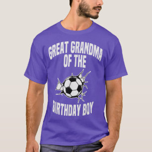 Camiseta Vovó excelente do Bday da Equipe de Futebol do Ani