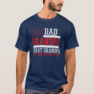 Camiseta Vovô Excelente engraçado para Dia de os pais