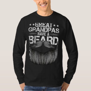 Camiseta Vovô excelente Tem Um bigode-barba