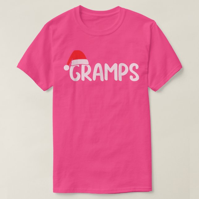 Camiseta Vovô Familiar De Natal Que Combina Com O Chapéu Do (Frente do Design)
