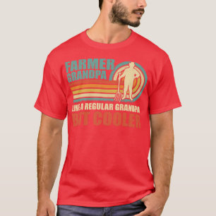 Camiseta Vovô Farmista Do Mens Vintage Como Um Vovô Normal