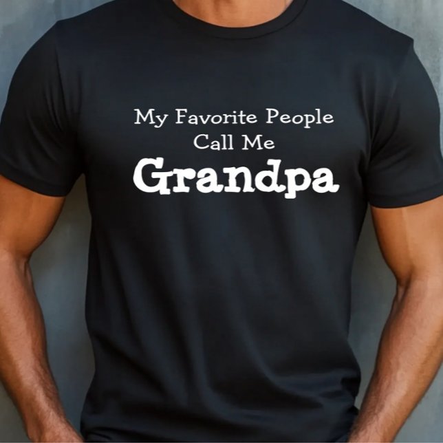 Camiseta Vovô Favorito (Criador carregado)