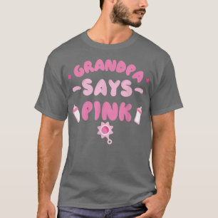 Camiseta Vovô Festa Revelação de Gênero da Equipe Diz Rosa
