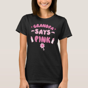 Camiseta Vovô Festa Revelação de Gênero da Equipe Diz Rosa