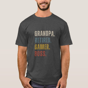 Camiseta Vovô Gamer Retro Divertido Jogos