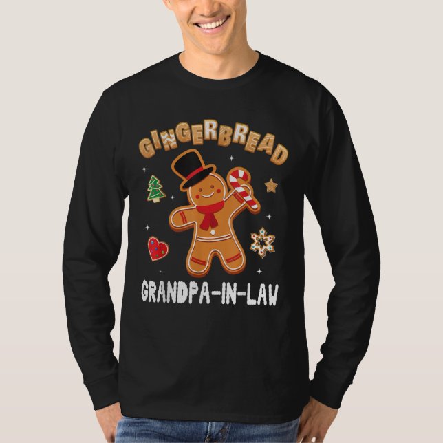 Camiseta Vovô Gingerpão Em Direito Feliz Natal (Frente)