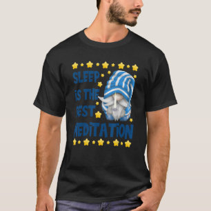 Camiseta Vovô Gnomo Sonolento Com Pj Strike Para Homens Led