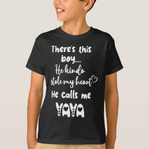 Camiseta Vovó grécia Grega Avó Este Rapaz Me Chama