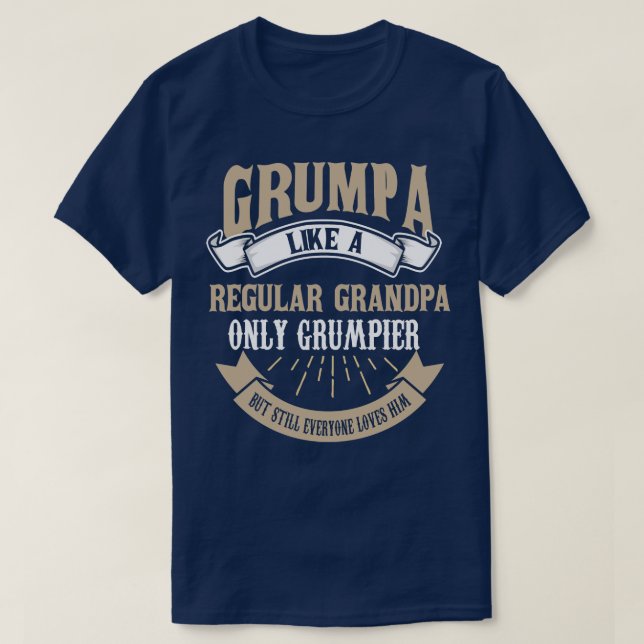 Camiseta Vovô Grumpa (Frente do Design)