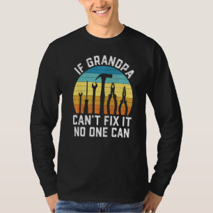 Camiseta Vovô Handyman Carpentry Fixer De Tudo