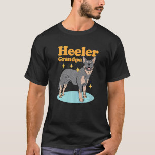 Camiseta Vovô Heeler Masculino Australian Cattle Dog Heeler