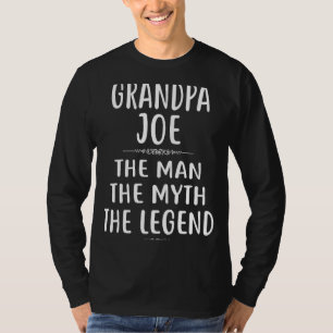 Camiseta Vovô JOE O Homem O Mito A Lenda