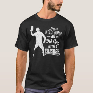 Camiseta Vovô Jogador de Golfe do Disco Caneta Vovô