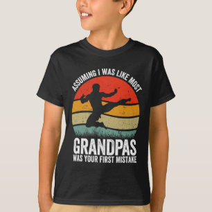 Camiseta Vovô Kung-fu Uming Foi Seu Primeiro Erro Karat
