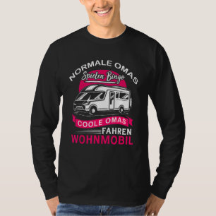 Camiseta Vovó legal dirigindo acampamento e campista para c