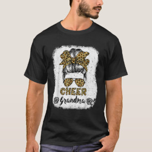 Camiseta Vovó Leopard Messy Bun Cheerleader Bleach