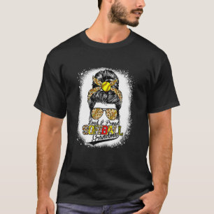 Camiseta Vovó Leopardo Louco e Orgulhosa, Messy Bun