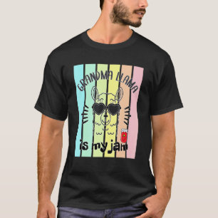 Camiseta Vovó Llama é minha paixão Vovó Llama Llama