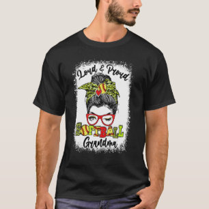 Camiseta Vovó Louco E Orgulhosa, Vovó Mensageira Bleached