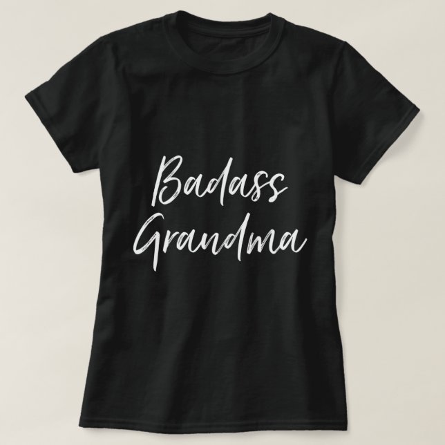 Camiseta Vovó Má Engraçada Presente Para Nana Pu (Frente do Design)