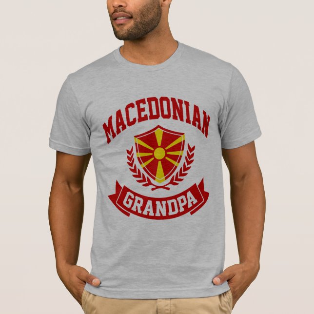 Camiseta Vovô macedónio (Frente)