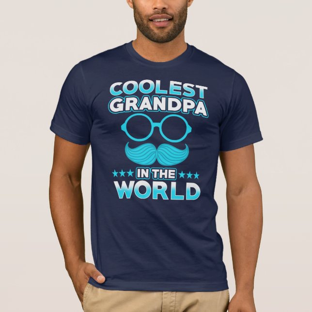 Camiseta Vovô Mais Legal Do Mundo Avô (Frente)