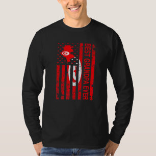 Camiseta Vovó marroquina Marrocos é mãe americana da Améric