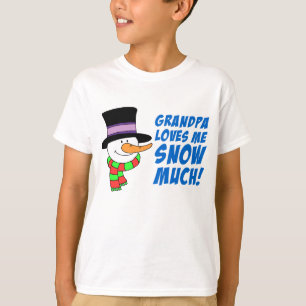 Camiseta Vovô Me Ama Muito Neve