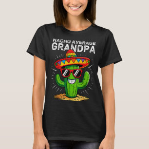 Camiseta Vovô médio nacho engraçado cinco de maio mexicanoN